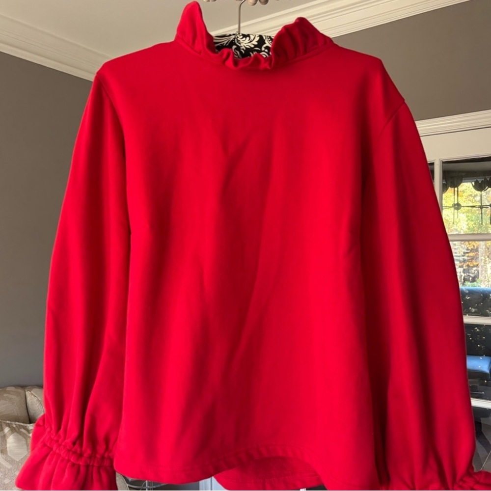 Elizabeth Wilson Designs Red Pants & Top Set